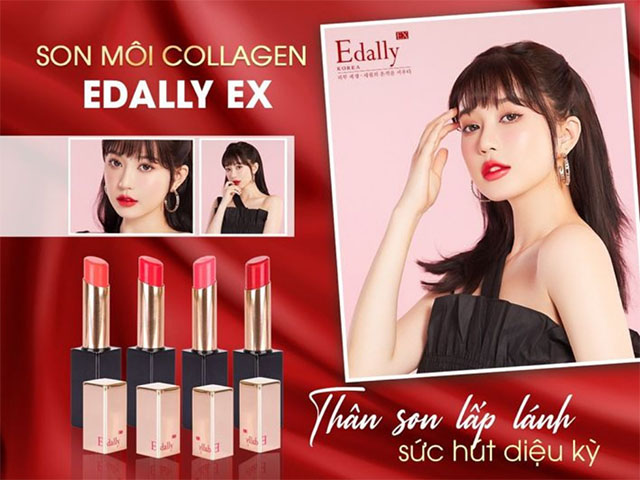 Son môi Collagen Edally EX Hàn Quốc nhập khẩu, chính hãng - Tân son lấp lánh, sức hút diệu kỳ